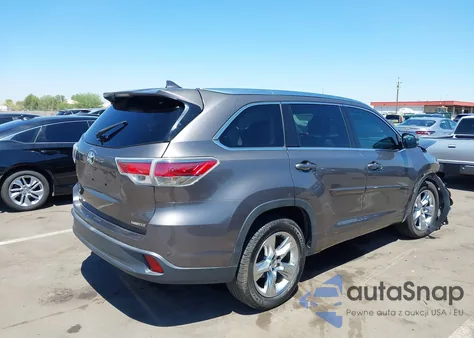 2016 Toyota Highlander Limited V6 из США, поврежденный, VIN 5TDYKRFH0GS137879